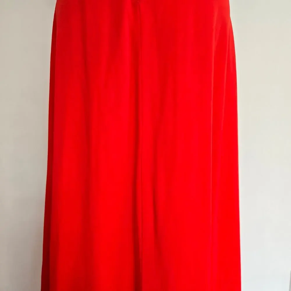 Vintage 70s Jack Hartley Babydoll Maxi Dress Open Back Event Wedding Women Small - Picture 6 of 10